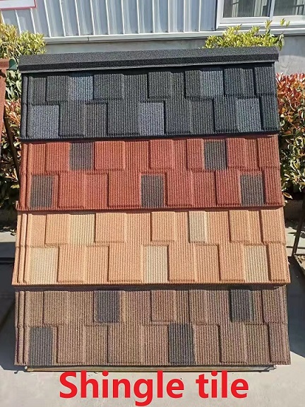 0.20 mm Shingle Stone Coated Roofing Tile